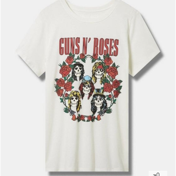 NWOT Torrid Guns 'N Roses Classic Fit Crew Tee - Picture 9 of 11